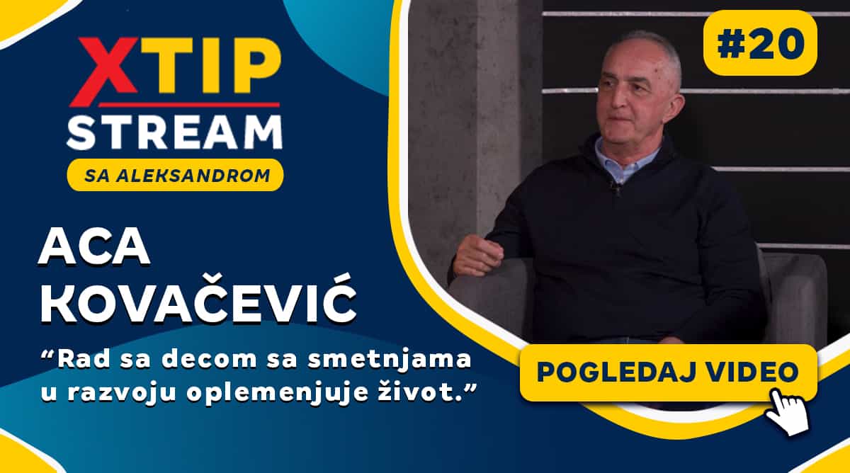 Xtip Stream emisija - Aca Kovačević 1200x668